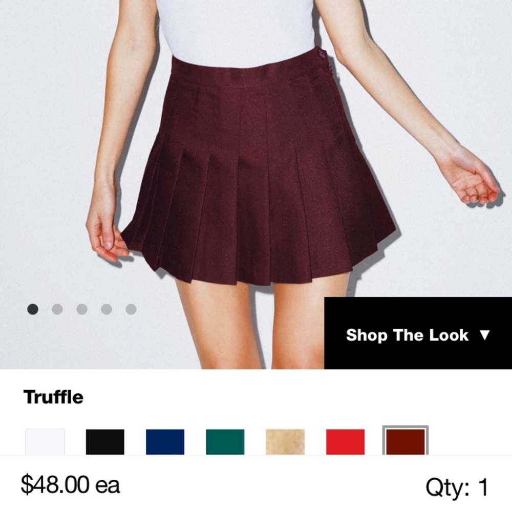 Gabardine Tennis Skirt